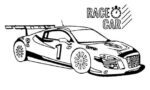 yarış araba boyama