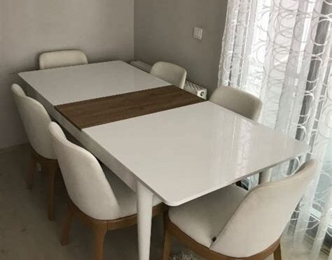 6 Kişilik Yemek Masası Letgo